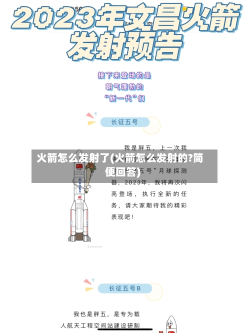 火箭怎么发射了(火箭怎么发射的?简便回答)-第1张图片