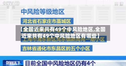 【全国近来共有49个中风险地区,全国近来共有49个中风险地区有哪些】-第2张图片
