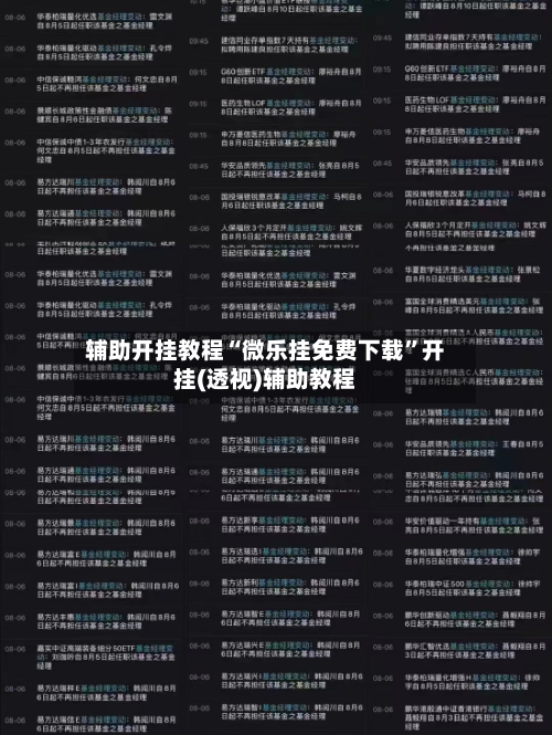 辅助开挂教程“微乐挂免费下载”开挂(透视)辅助教程-第3张图片