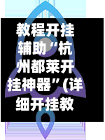 教程开挂辅助“杭州都莱开挂神器”(详细开挂教程)-第2张图片