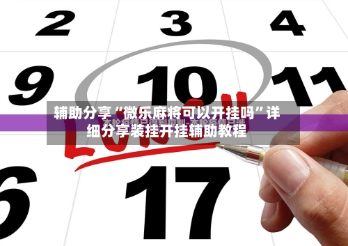 辅助分享“微乐麻将可以开挂吗”详细分享装挂开挂辅助教程-第3张图片