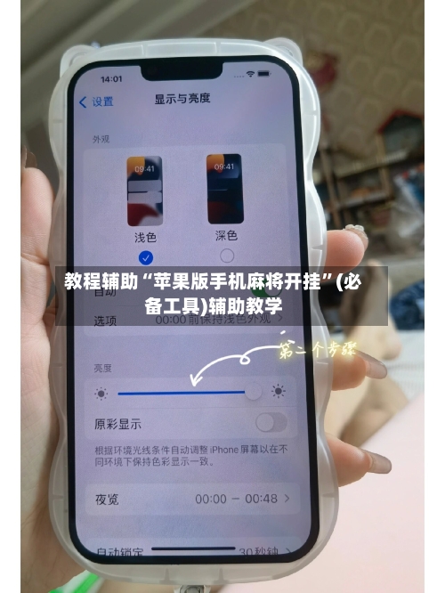 教程辅助“苹果版手机麻将开挂”(必备工具)辅助教学-第3张图片