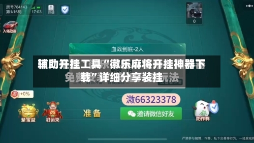 辅助开挂工具“徽乐麻将开挂神器下载”详细分享装挂-第2张图片