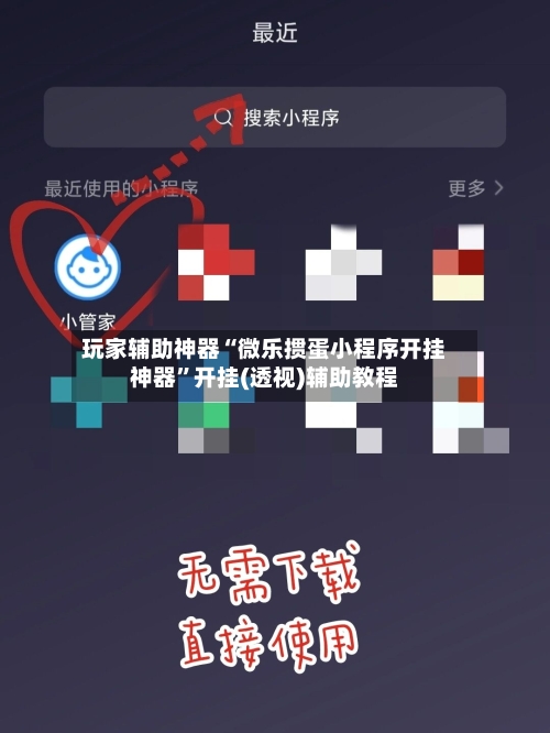 玩家辅助神器“微乐掼蛋小程序开挂神器”开挂(透视)辅助教程-第3张图片
