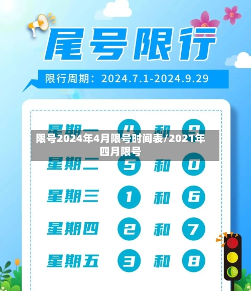 限号2024年4月限号时间表/2021年四月限号-第2张图片
