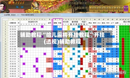 辅助教程“哈儿麻将开挂教程”开挂(透视)辅助教程-第1张图片