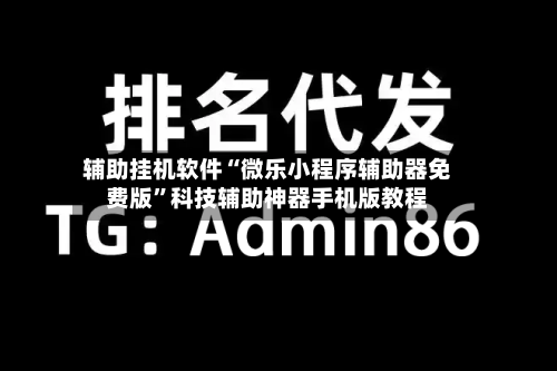 辅助挂机软件“微乐小程序辅助器免费版”科技辅助神器手机版教程-第3张图片