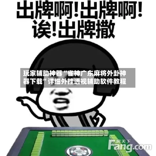 玩家辅助神器“雀神广东麻将外卦神器下载”详细外挂透视辅助软件教程-第2张图片