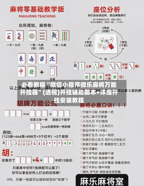 必看教程“微信小程序微乐麻将万能开挂器”(透视)开挂辅助脚本+详细开挂安装教程-第3张图片
