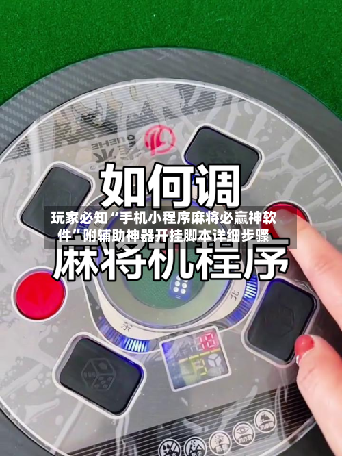 玩家必知“手机小程序麻将必赢神软件”附辅助神器开挂脚本详细步骤-第2张图片