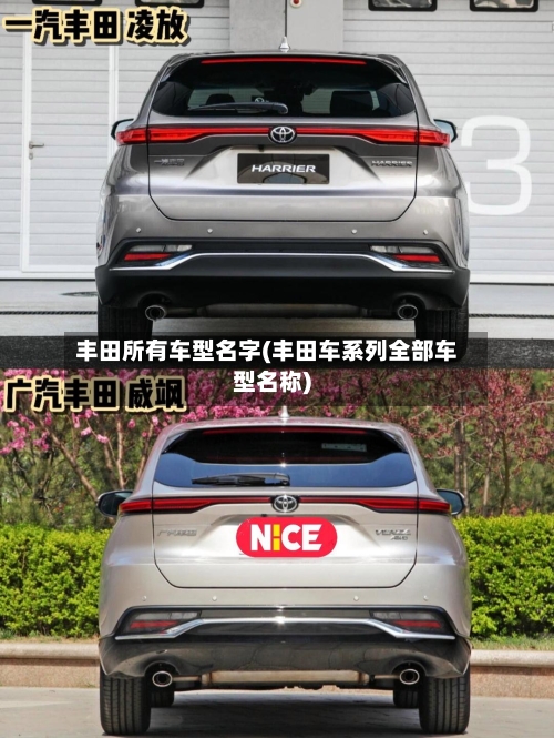 丰田所有车型名字(丰田车系列全部车型名称)-第1张图片