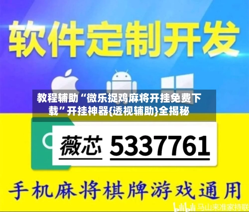 教程辅助“微乐捉鸡麻将开挂免费下载”开挂神器{透视辅助}全揭秘-第2张图片