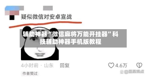 辅助神器“微信麻将万能开挂器”科技辅助神器手机版教程-第3张图片