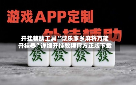 开挂辅助工具“微乐家乡麻将万能开挂器	”详细开挂教程官方正版下载-第2张图片