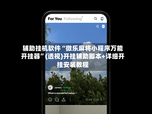 辅助挂机软件“微乐麻将小程序万能开挂器	”(透视)开挂辅助脚本+详细开挂安装教程-第1张图片
