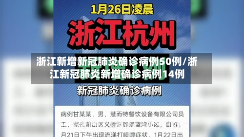 浙江新增新冠肺炎确诊病例50例/浙江新冠肺炎新增确诊病例14例-第1张图片