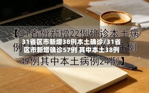 31省区市新增38例本土确诊/31省区市新增确诊57例 其中本土38例-第1张图片