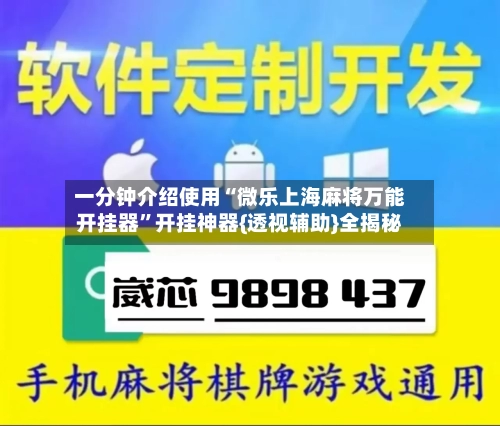 一分钟介绍使用“微乐上海麻将万能开挂器”开挂神器{透视辅助}全揭秘-第2张图片