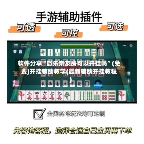 软件分享“微乐亲友房可以开挂吗”(免费)开挂辅助教学(最新辅助开挂教程)-第2张图片