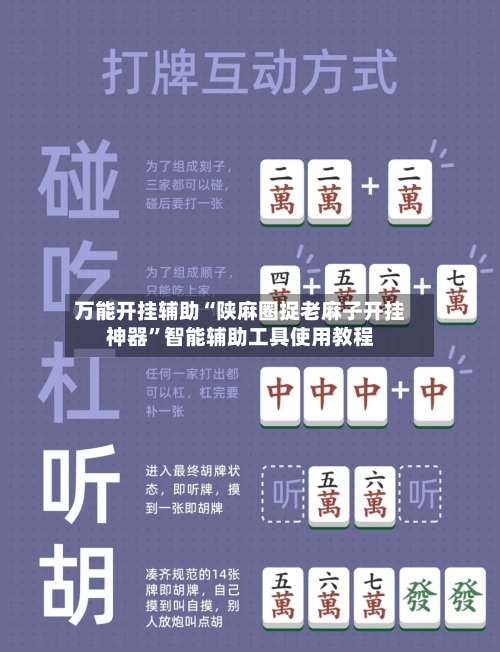 万能开挂辅助“陕麻圈捉老麻子开挂神器”智能辅助工具使用教程-第1张图片