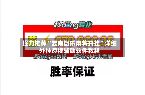 强力推荐“云南微乐麻将开挂	”详细外挂透视辅助软件教程-第2张图片
