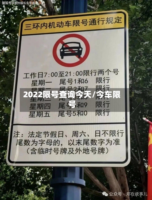 2022限号查询今天/今车限号-第2张图片
