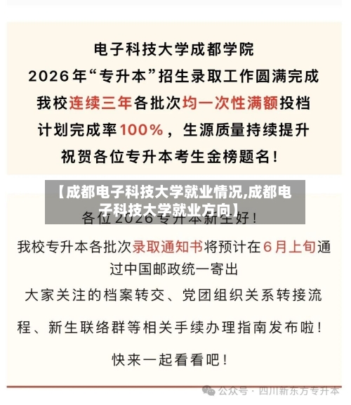 【成都电子科技大学就业情况,成都电子科技大学就业方向】-第2张图片