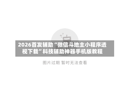 2026首发辅助“微信斗地主小程序透视下载	”科技辅助神器手机版教程-第2张图片