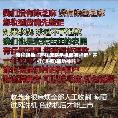 教程辅助“吉祥麻将手机版有挂吗”开挂(透视)辅助神器-第2张图片