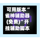 可用版本“雀神辅助器(免费)”开挂辅助脚本使用教程-第2张图片