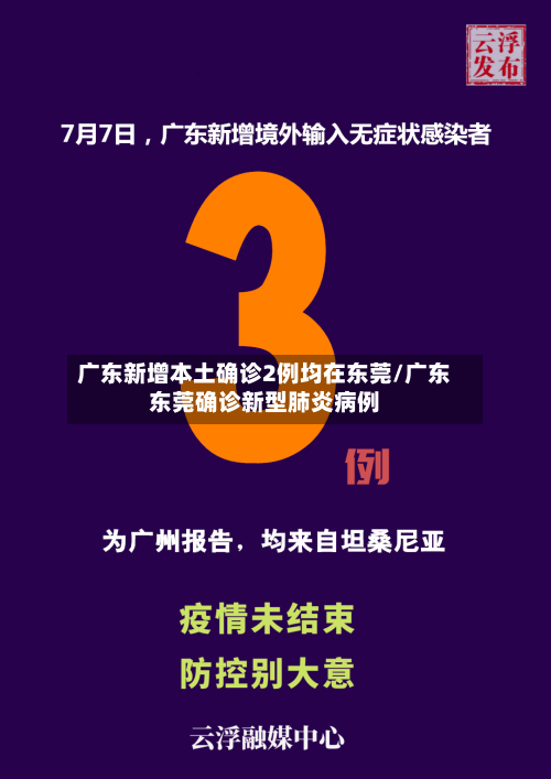 广东新增本土确诊2例均在东莞/广东东莞确诊新型肺炎病例-第2张图片