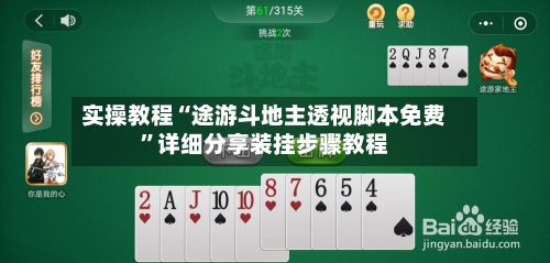 实操教程“途游斗地主透视脚本免费”详细分享装挂步骤教程-第3张图片