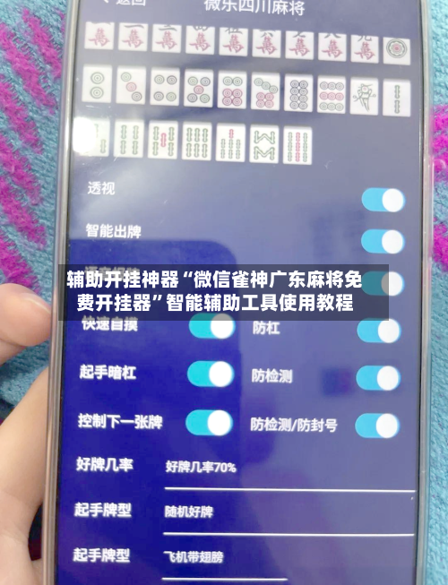 辅助开挂神器“微信雀神广东麻将免费开挂器	”智能辅助工具使用教程-第1张图片