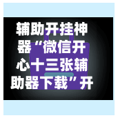 辅助开挂神器“微信开心十三张辅助器下载”开挂神器{透视辅助}全揭秘-第2张图片