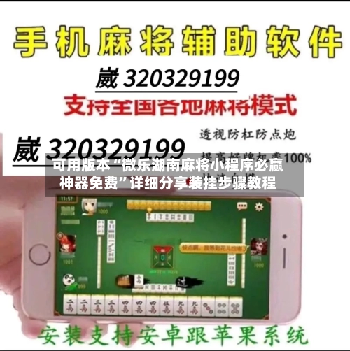 可用版本“微乐湖南麻将小程序必赢神器免费”详细分享装挂步骤教程-第1张图片