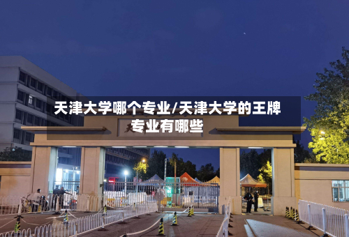 天津大学哪个专业/天津大学的王牌专业有哪些-第2张图片