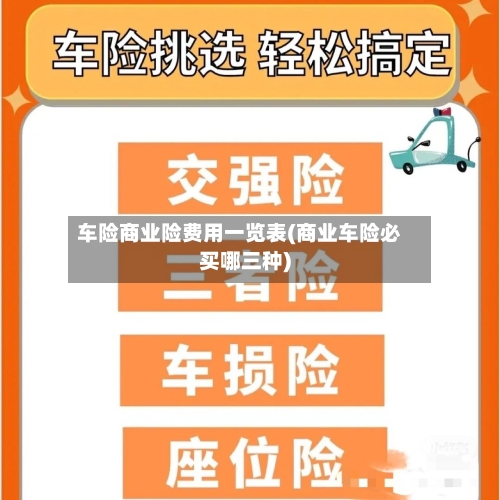 车险商业险费用一览表(商业车险必买哪三种)-第1张图片