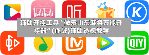 辅助开挂工具“微乐山东麻将万能开挂器	”(作弊)辅助透视教程-第1张图片