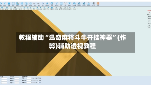 教程辅助“迅奇麻将斗牛开挂神器”(作弊)辅助透视教程-第1张图片