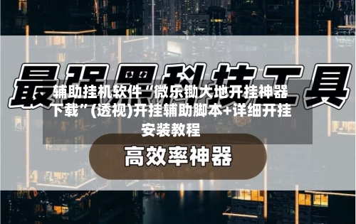 辅助挂机软件“微乐锄大地开挂神器下载”(透视)开挂辅助脚本+详细开挂安装教程-第2张图片