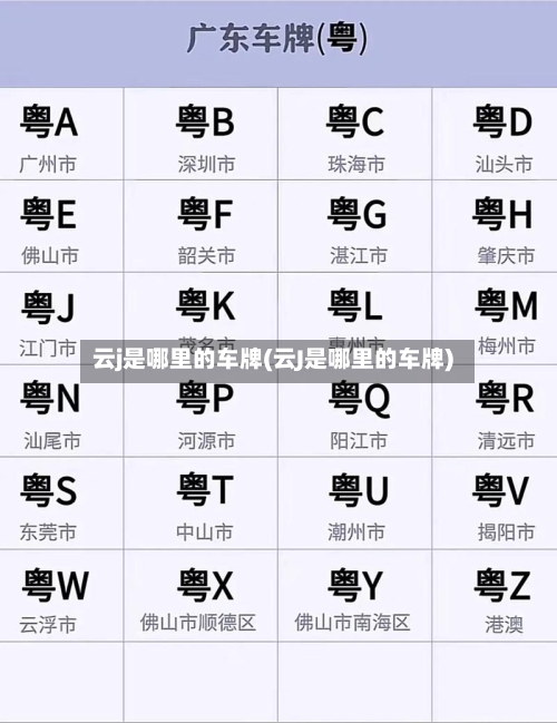 云j是哪里的车牌(云J是哪里的车牌)-第1张图片