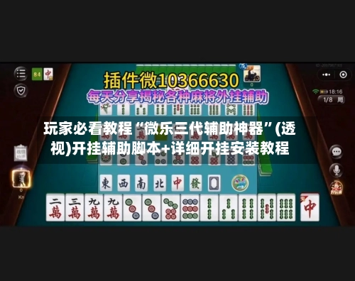 玩家必看教程“微乐三代辅助神器”(透视)开挂辅助脚本+详细开挂安装教程-第3张图片