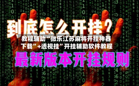 教程辅助“微乐江苏麻将开挂神器下载”+透视挂	”开挂辅助软件教程-第2张图片