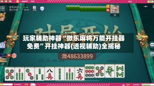 玩家辅助神器“微乐麻将万能开挂器免费”开挂神器{透视辅助}全揭秘-第2张图片