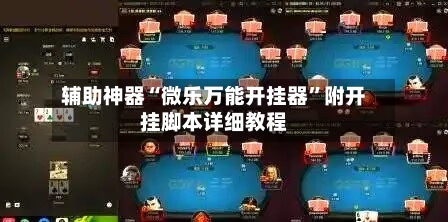 辅助神器“微乐万能开挂器”附开挂脚本详细教程-第1张图片