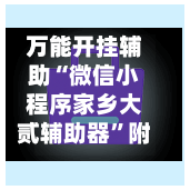 万能开挂辅助“微信小程序家乡大贰辅助器”附开挂脚本详细教程-第1张图片