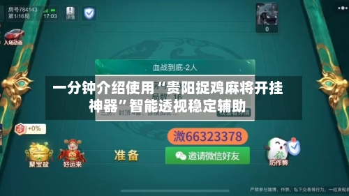 一分钟介绍使用“贵阳捉鸡麻将开挂神器	”智能透视稳定辅助-第1张图片