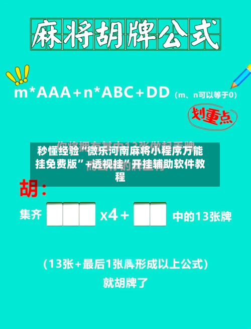 秒懂经验“微乐河南麻将小程序万能挂免费版	”+透视挂”开挂辅助软件教程-第2张图片