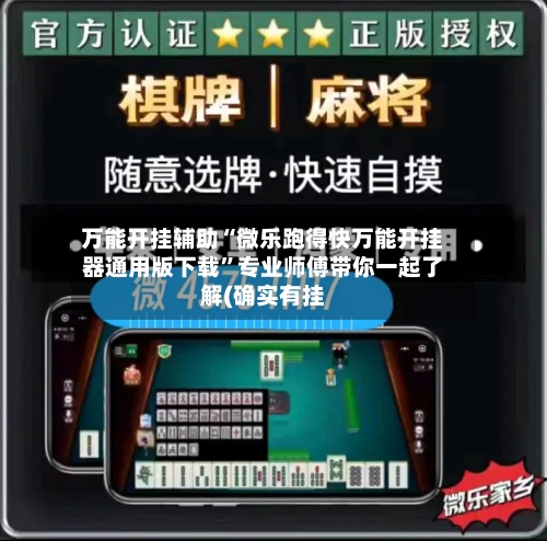 万能开挂辅助“微乐跑得快万能开挂器通用版下载”专业师傅带你一起了解(确实有挂-第2张图片