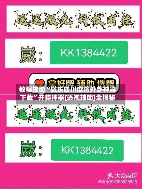 教程辅助“微乐四川麻将外卦神器下载”开挂神器{透视辅助}全揭秘-第3张图片